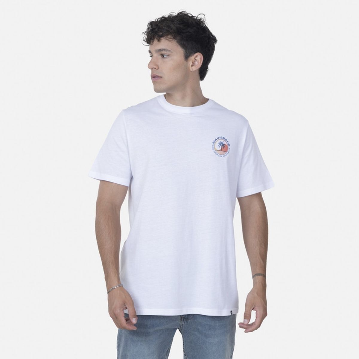 MAUI AND SONS - Polera M/C 5P1002 Blanco