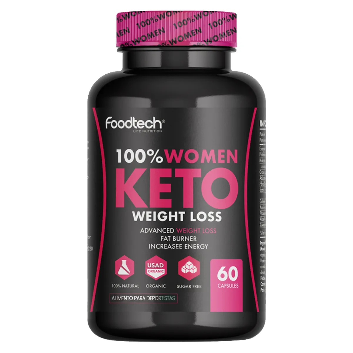 FOODTECH - Proteínas 100% Women Keto Weighy Loss Foodtech
