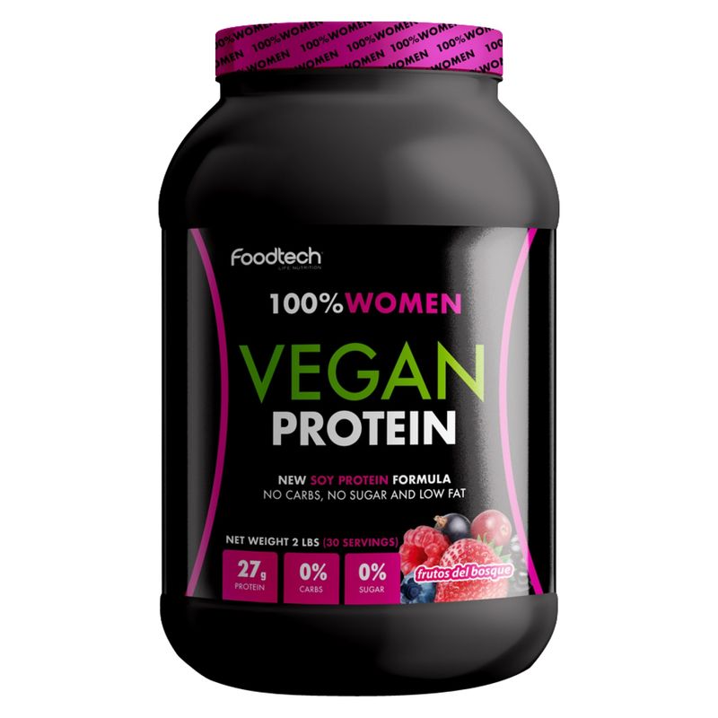 FOODTECH - 100% Women Vegan Protein Furtos del bosque 2LB