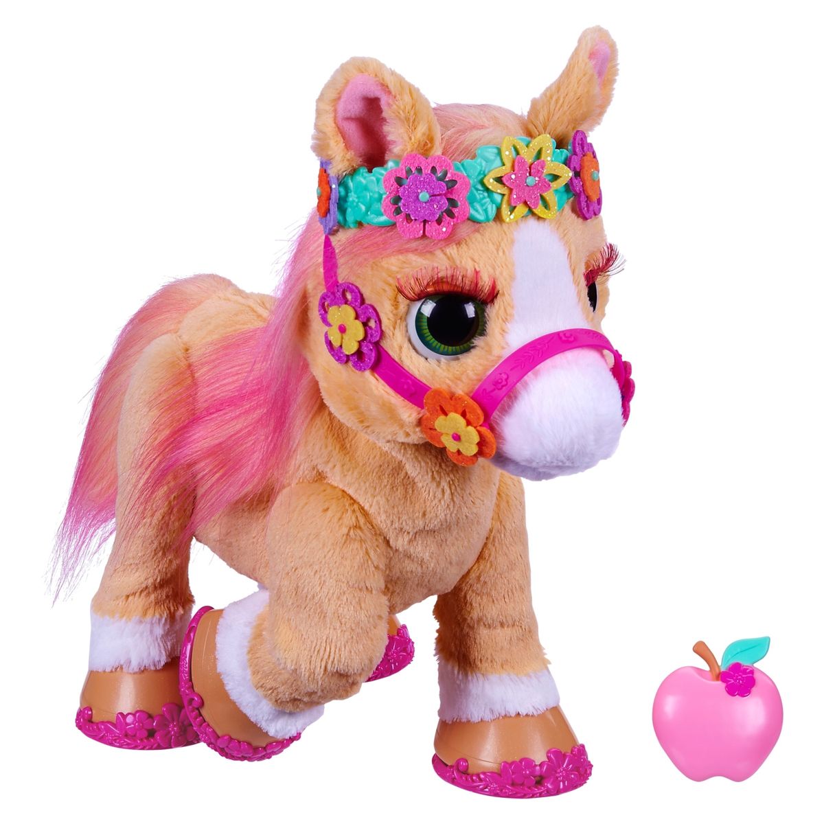 FURREAL FRIENDS - FurReal Mascota Interactiva Canela, Mi Pony con Estilo Furreal Friends