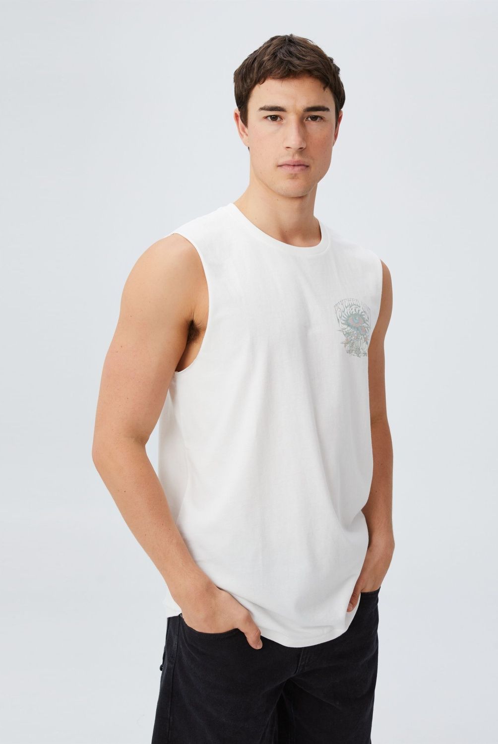 COTTON ON - Polera sin Mangas Hombre Cotton On