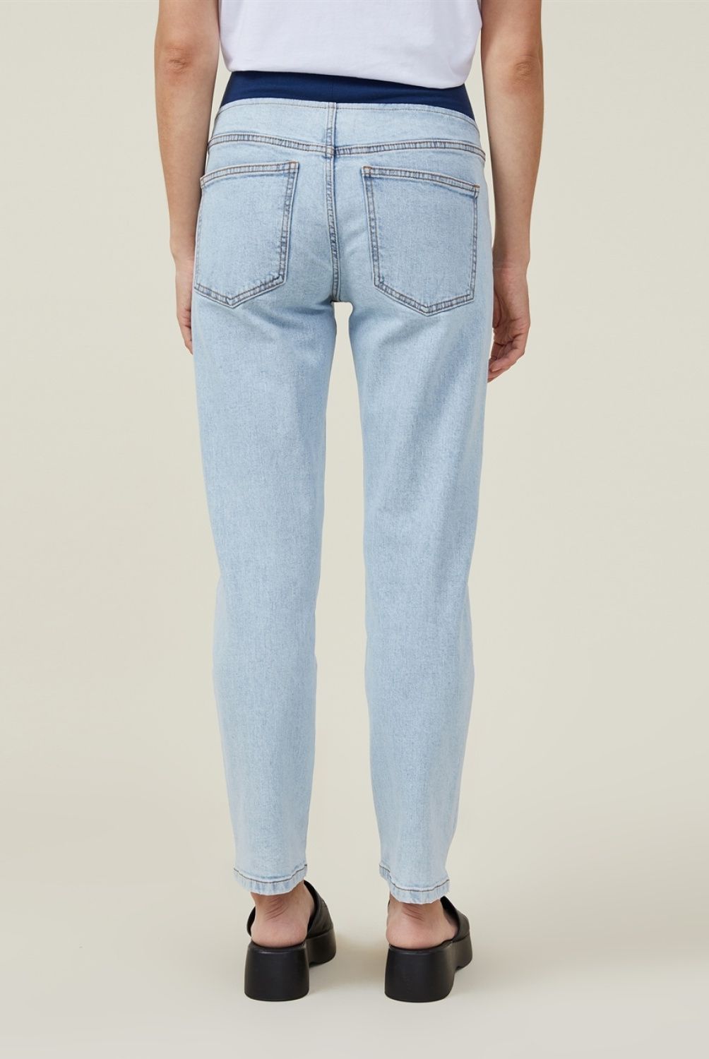 COTTON ON - Jeans Maternal Stretch Mom Tiro Alto Mujer Cotton On