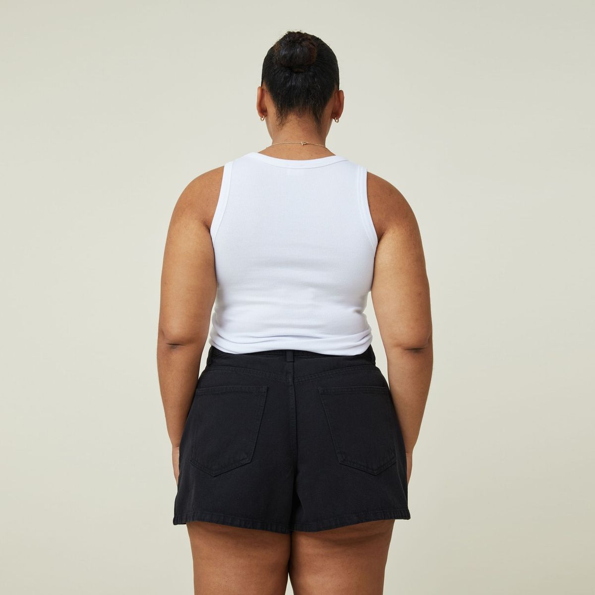 COTTON ON - Short Curve Denim High Rise Mujer Cotton On