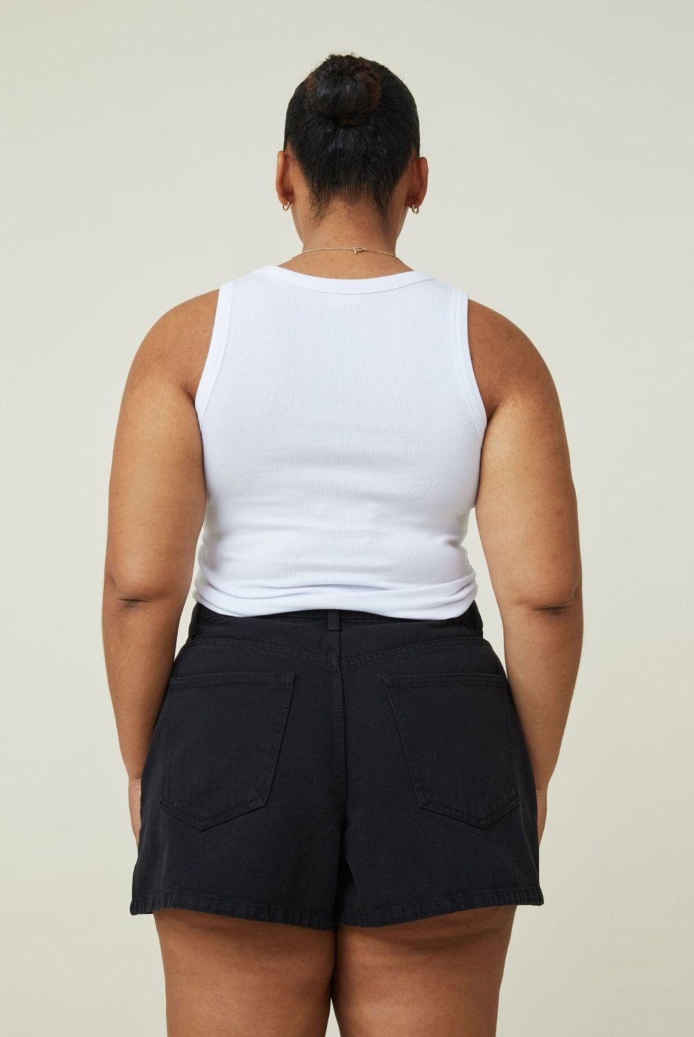 COTTON ON - Short Curve Denim High Rise Mujer Cotton On