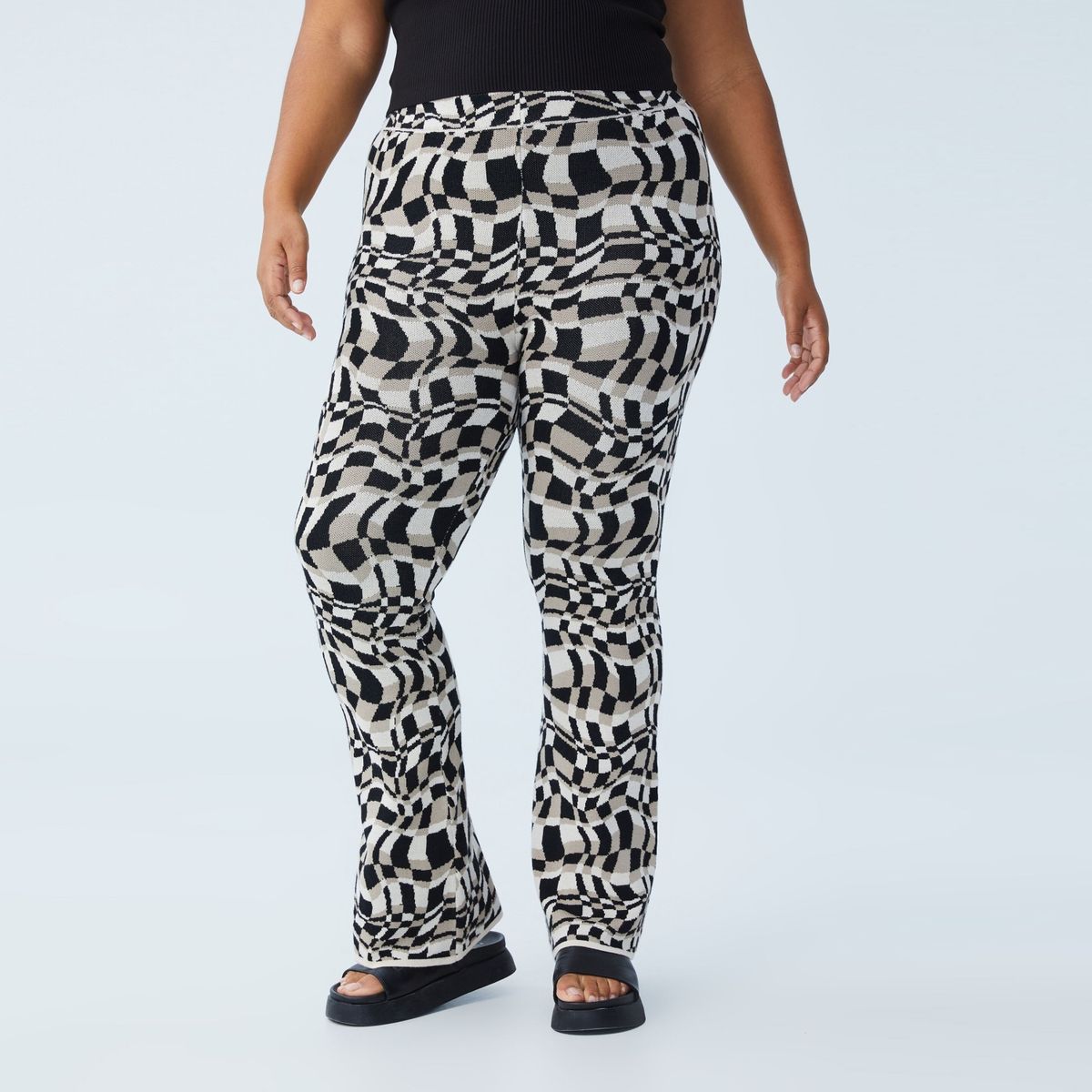 COTTON ON - Pantalon Curve Flare Tiro Medio Mujer Cotton On