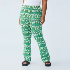 COTTON ON - Pantalon Curve Flare Tiro Medio Mujer
