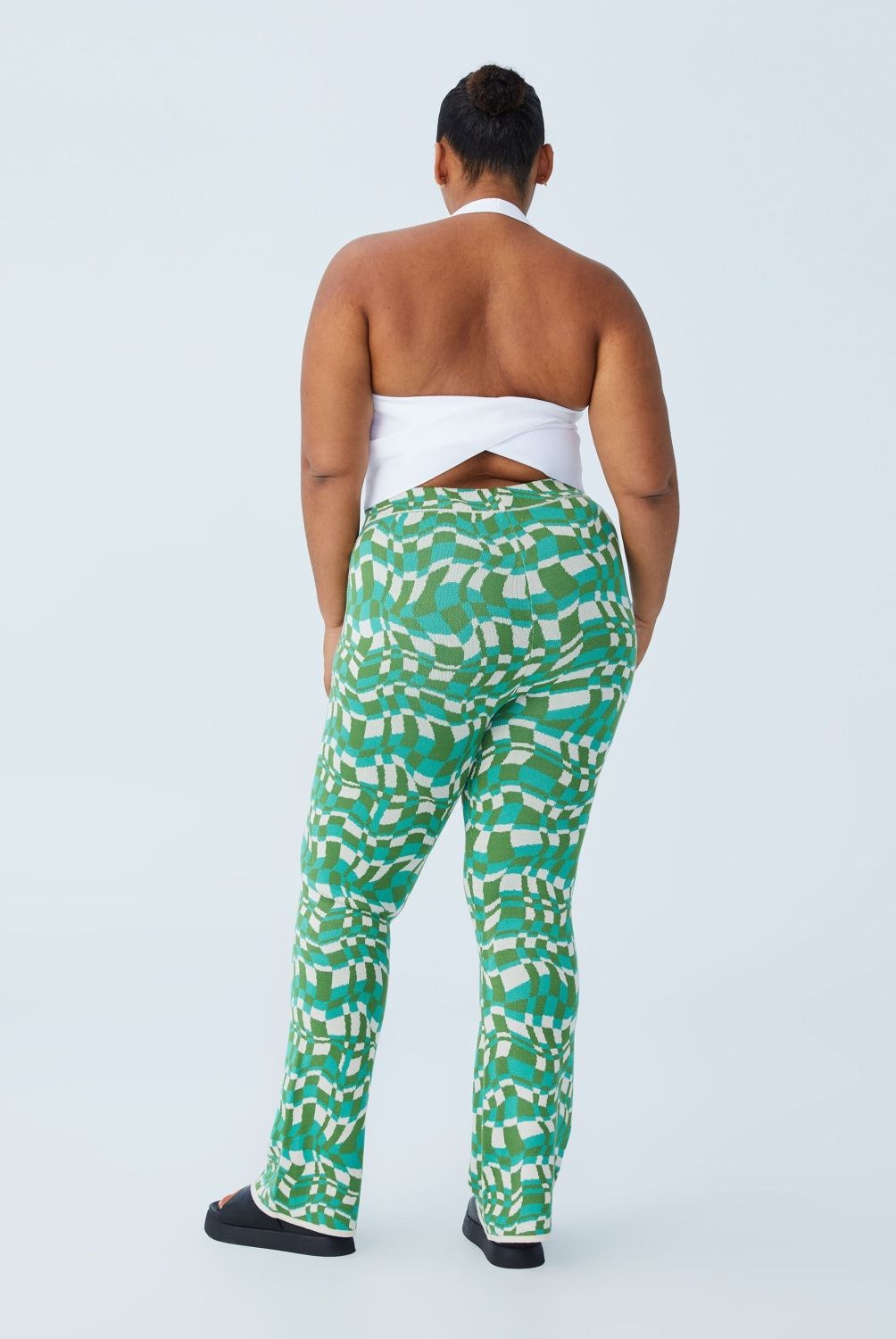 COTTON ON - Pantalon Curve Flare Tiro Medio Mujer Cotton On