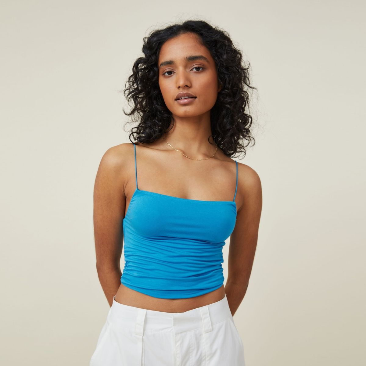 COTTON ON - Crop Top Tirantes Mujer Cotton On
