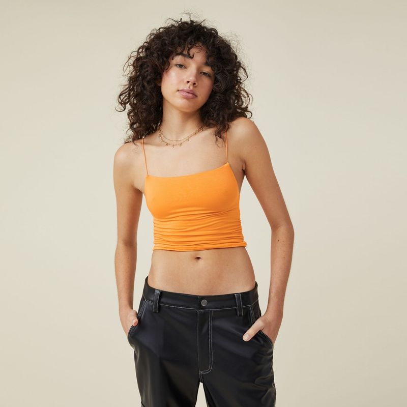 COTTON ON - Crop Top Tirantes Mujer Cotton On