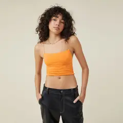 COTTON ON - Crop Top Tirantes Mujer