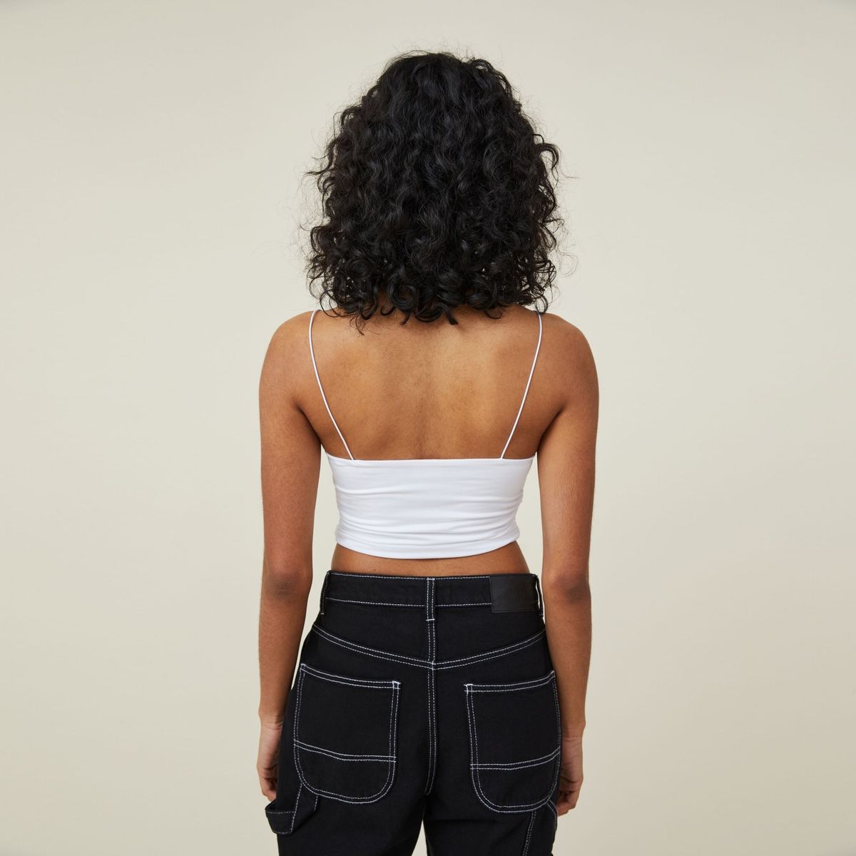 COTTON ON - Crop Top Tirantes Mujer Cotton On