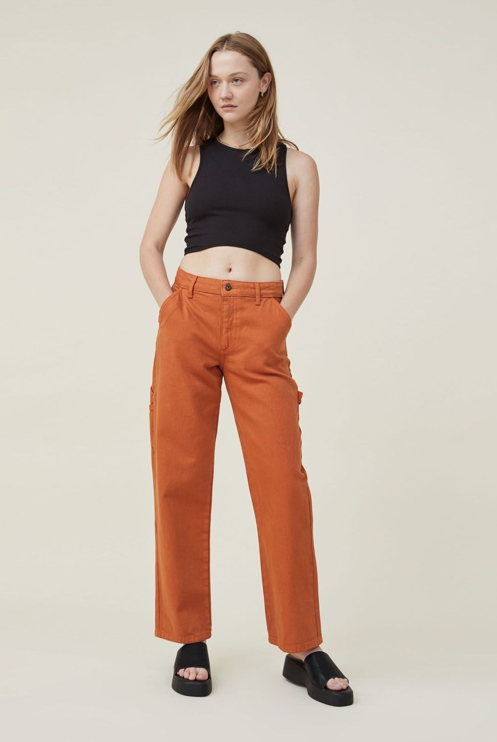 COTTON ON - Jeans Carpintero Holgado Petit Mujer Cotton On