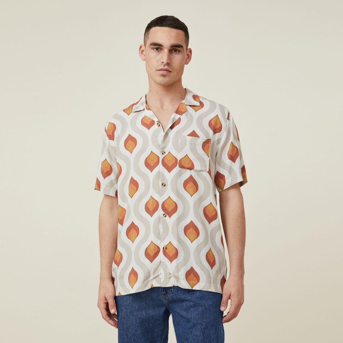 COTTON ON - Camisa Hombre Cotton On