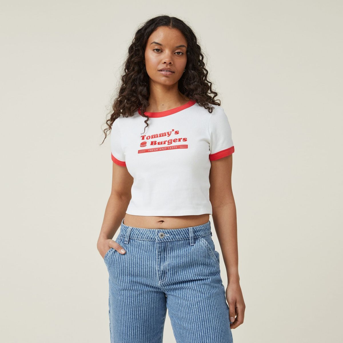 COTTON ON - Polera Algodón Manga Corta Mujer Cotton On