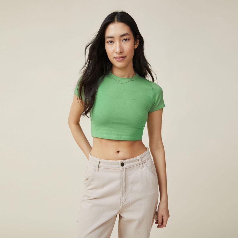 COTTON ON - Polera Corta Mujer Cotton On