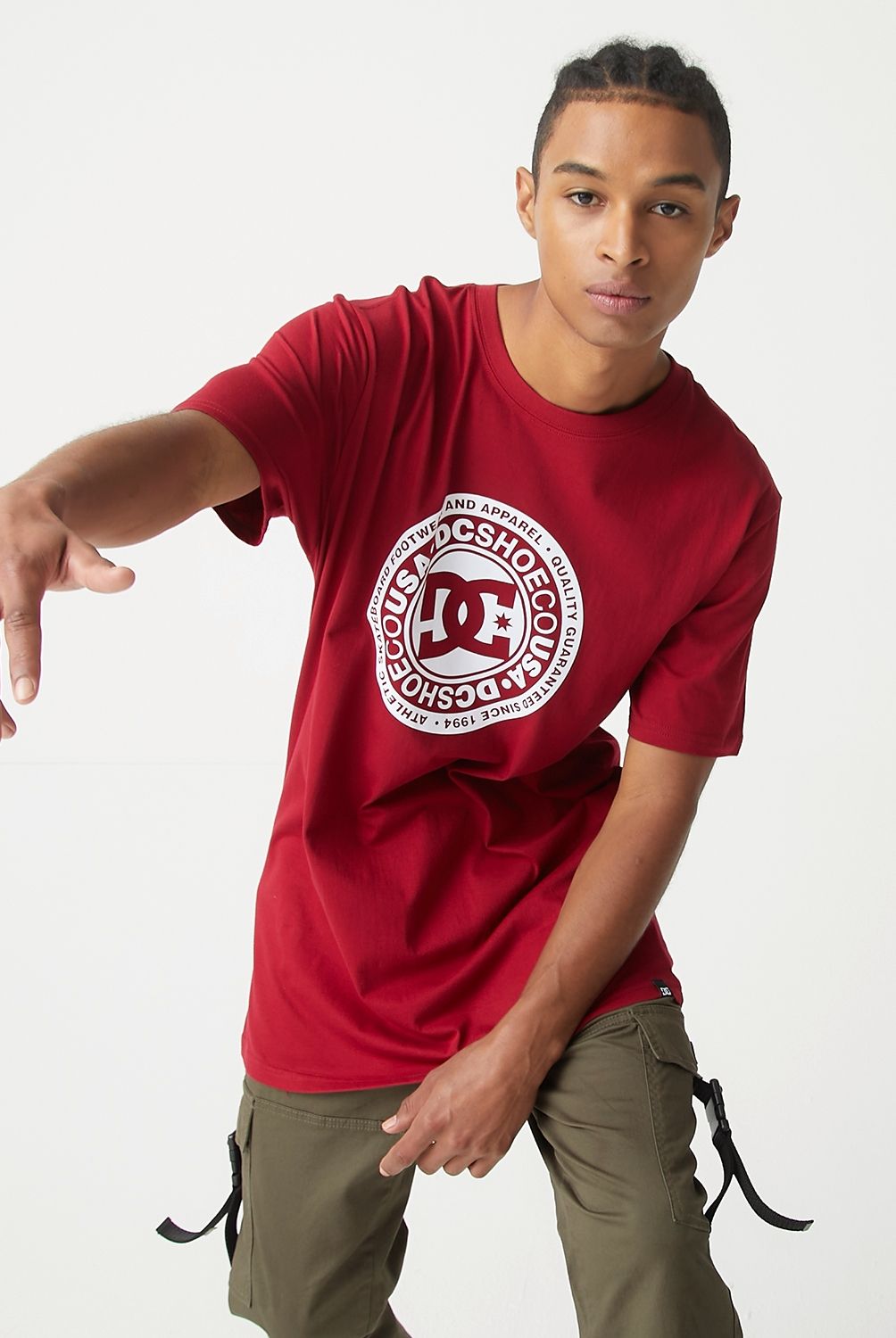 DC - Dc Polera Manga Corta Algodón Hombre