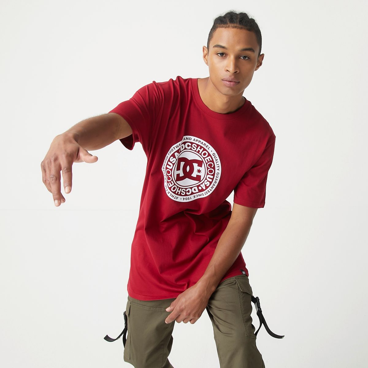 DC - Dc Polera Manga Corta Algodón Hombre