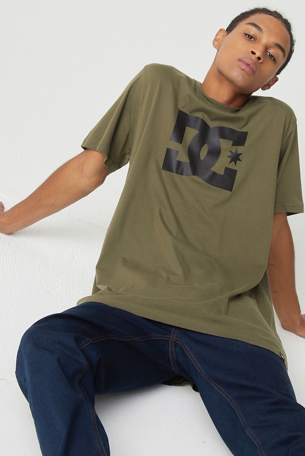 DC - Dc Polera Manga Corta Algodón Hombre