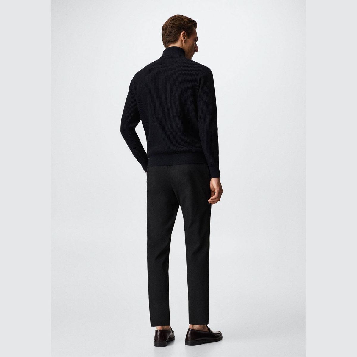 MANGO MAN - Mango Man Sweater Cuello Alto Estructura Hombre