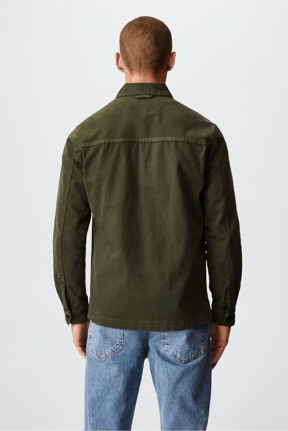 MANGO MAN - Mango Man Sobrecamisa Vaquera Bolsillos Hombre