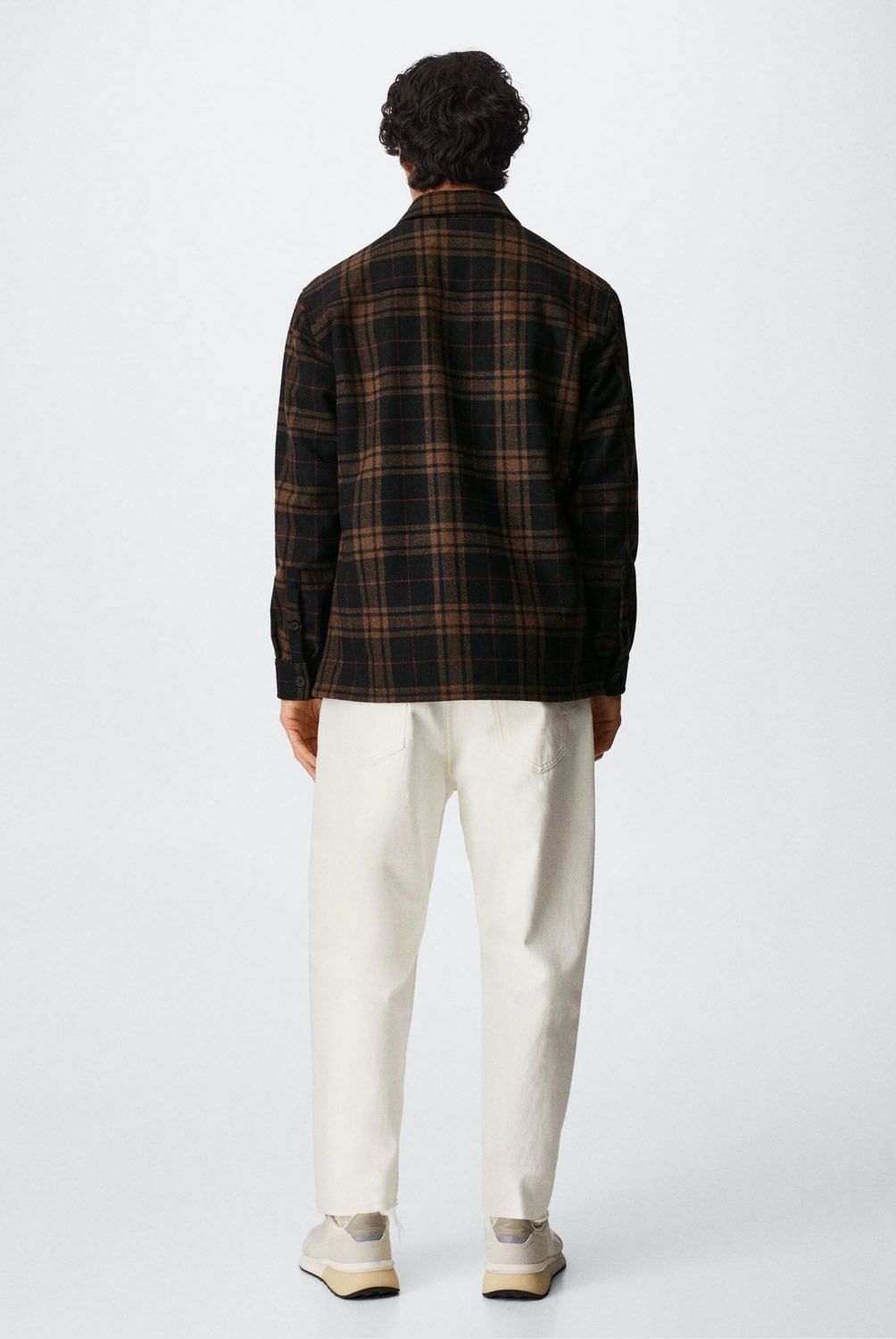 MANGO MAN - Mango Man Sobrecamisa Lana Cuadros Hombre
