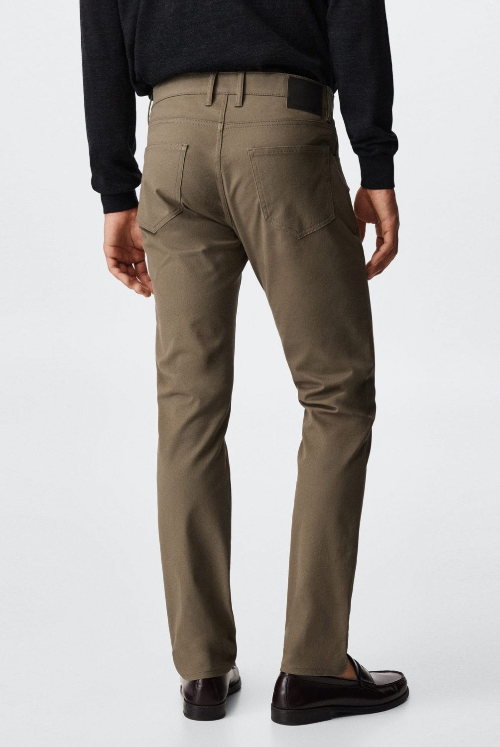 MANGO MAN - Pantalón Tejanero Slim Fit Sarga Hombre Mango Man