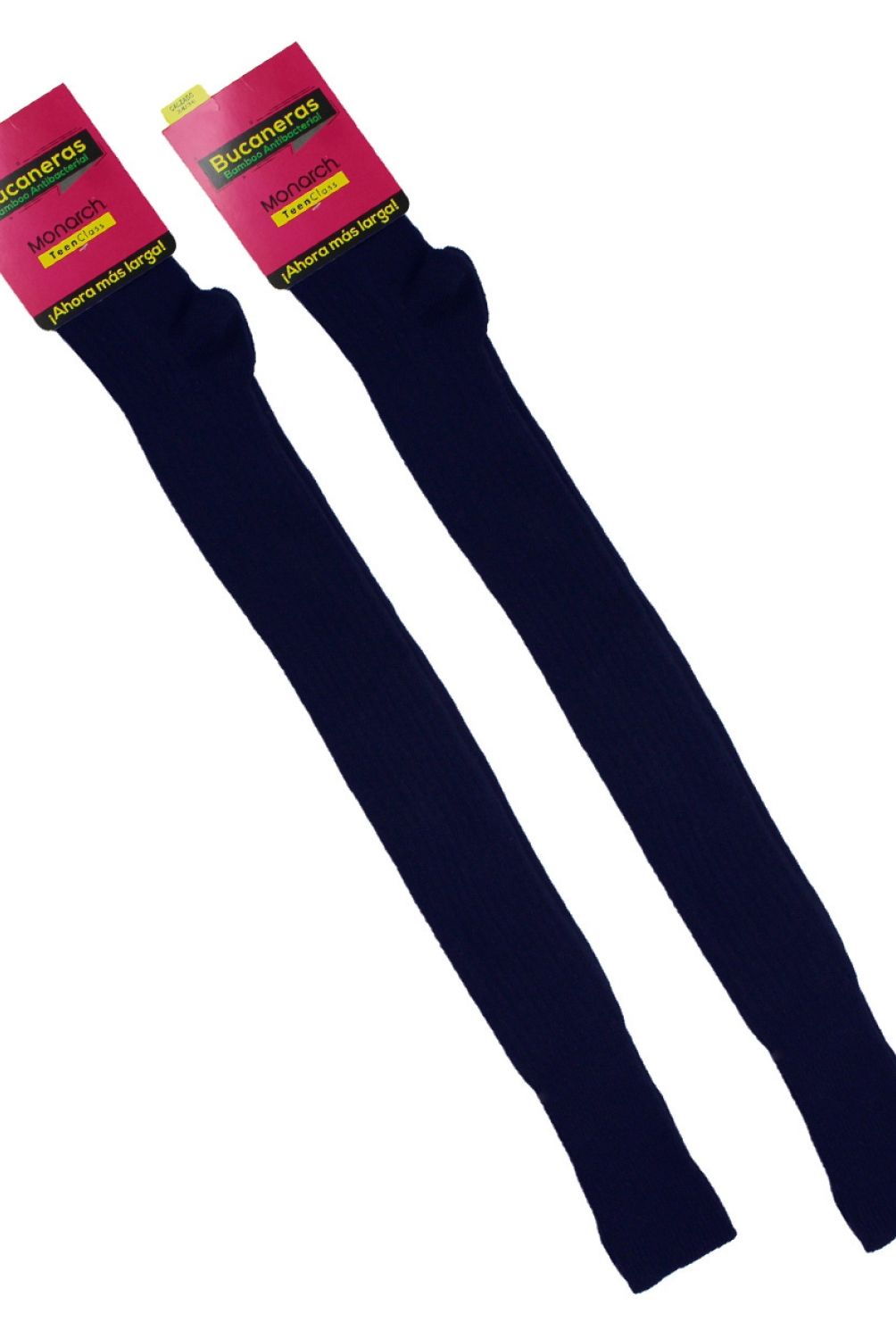 MONARCH - Pack De 2 Pares Calcetines Bucanera Bamboo Extra Larga 4172 Niña Escolar Monarch