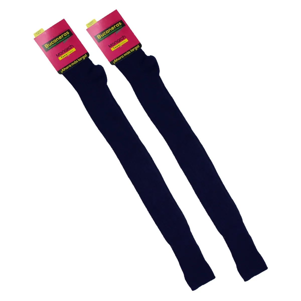 MONARCH - Pack De 2 Pares Calcetines Bucanera Bamboo Extra Larga 4172 Niña Escolar Monarch