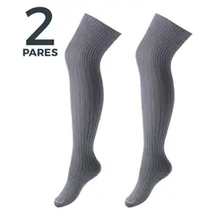 MONARCH - Pack De 2 Pares Calcetines Bucanera Bamboo Extra Larga 4172 Niña Escolar