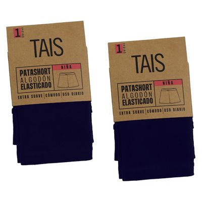 Imagen 2 del producto Pack de 2 Calzas Algodón Escolar Niña