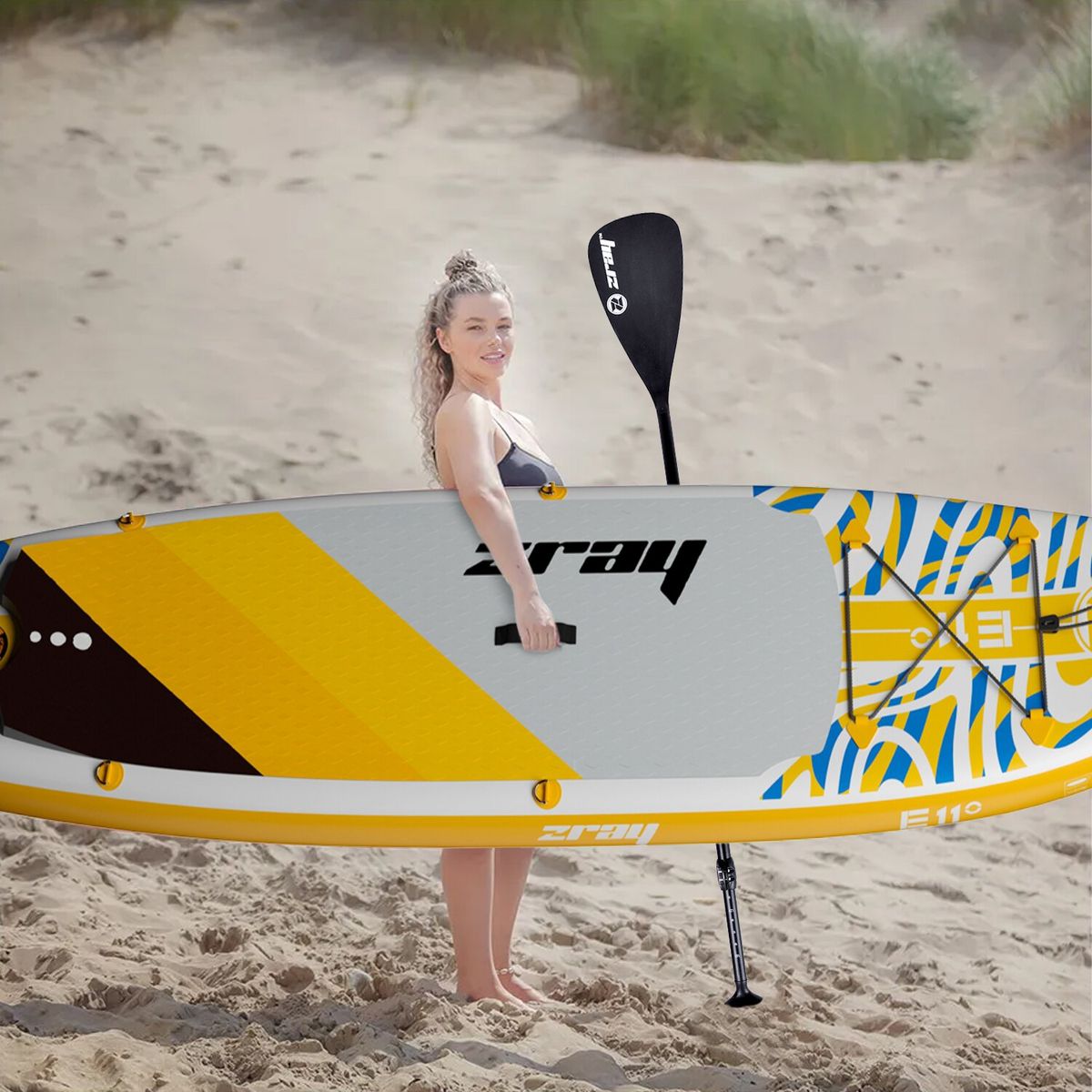 ZRAY SPORTS - Set Stand Up Paddle 13X81X335 cm Amarillo