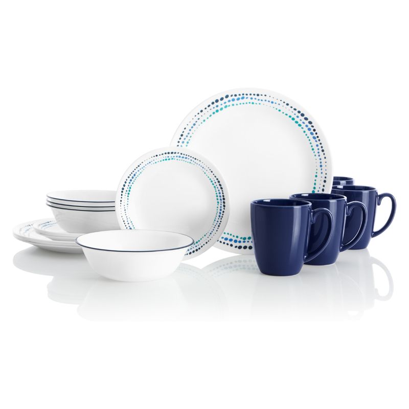 CORELLE - Juego de Vajilla Ocean Blues Corelle