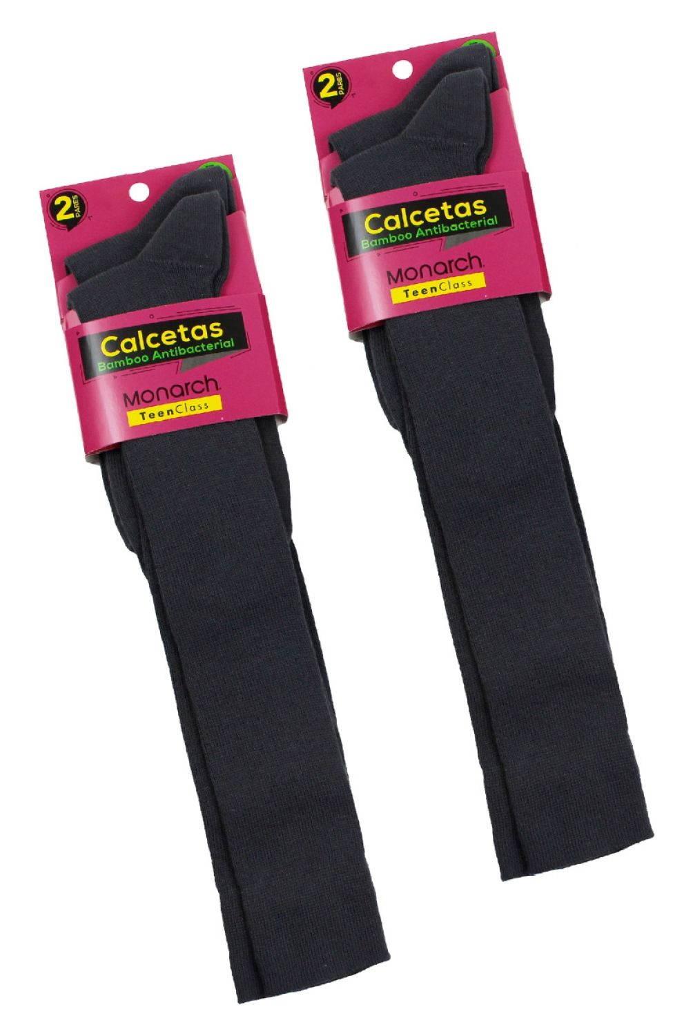 MONARCH - Pack De 4 Pares Calcetin Niña Bamboo 4150 Escolar Monarch