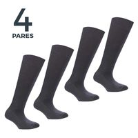 Pack De 4 Pares Calcetin Media Pierna Niña Escolar