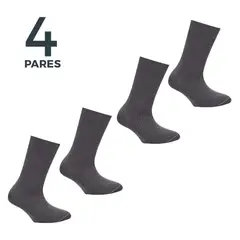 MONARCH - Pack de 4 Pares Calcetín Algodón Niño Escolar