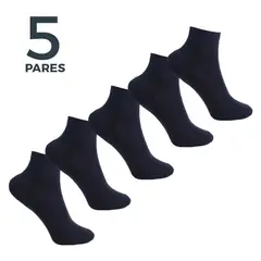 MONARCH - Pack de 5 Pares Calcetín Deportivo Algodón Niño Escolar