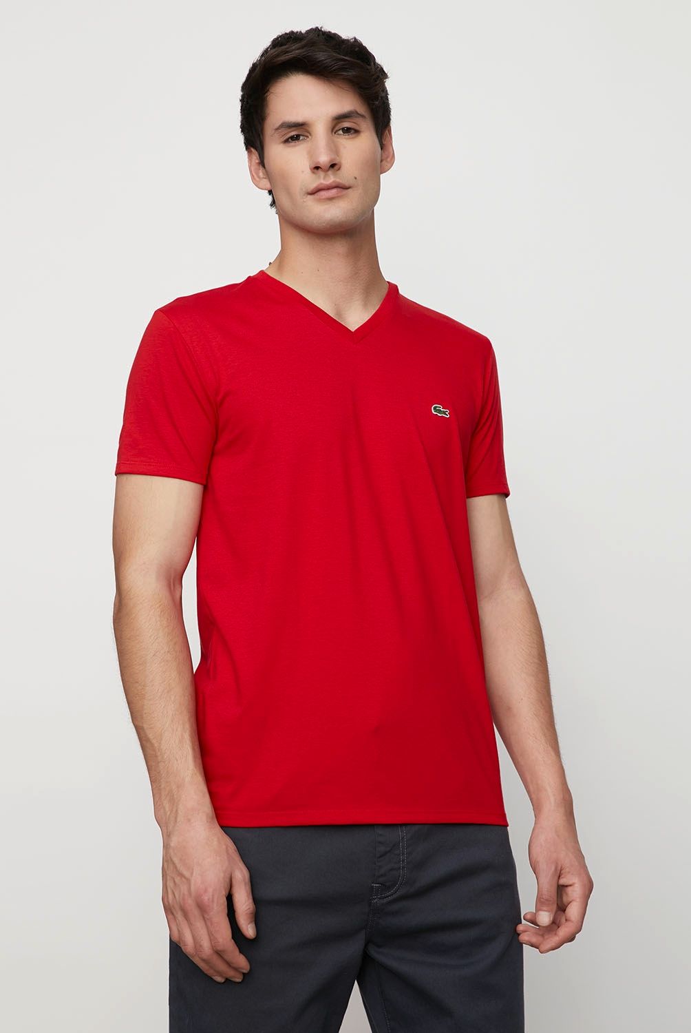 LACOSTE - Lacoste Polera Manga Corta Algodón Hombre