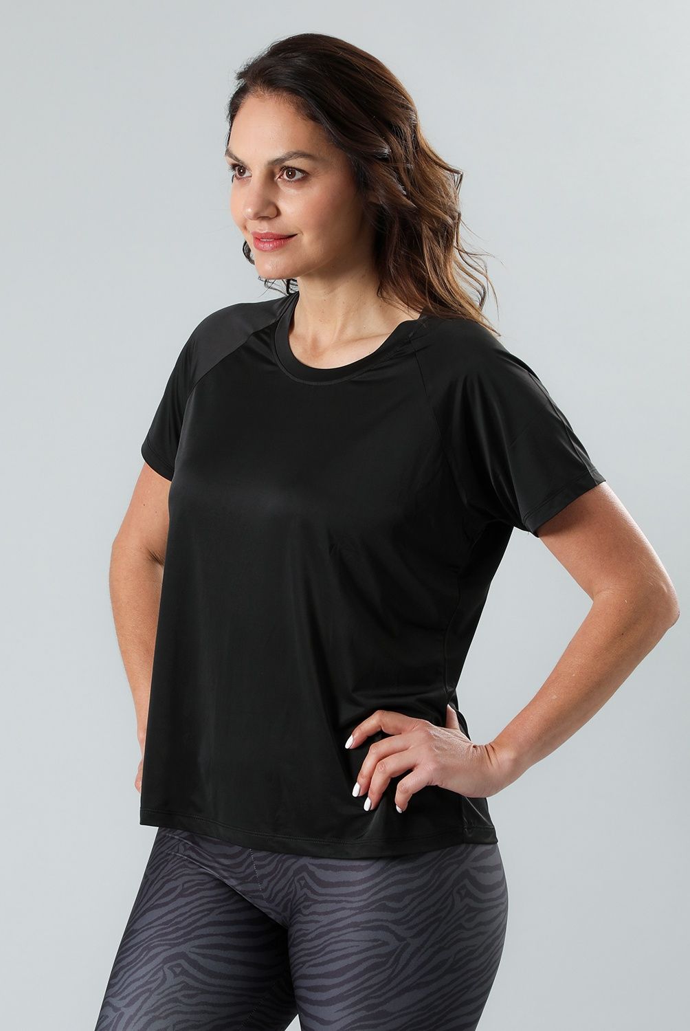 FLORES - Polera De Pijama Mujer Manga Corta Flores
