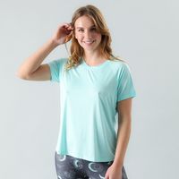 Polera De Pijama Mujer Manga Corta