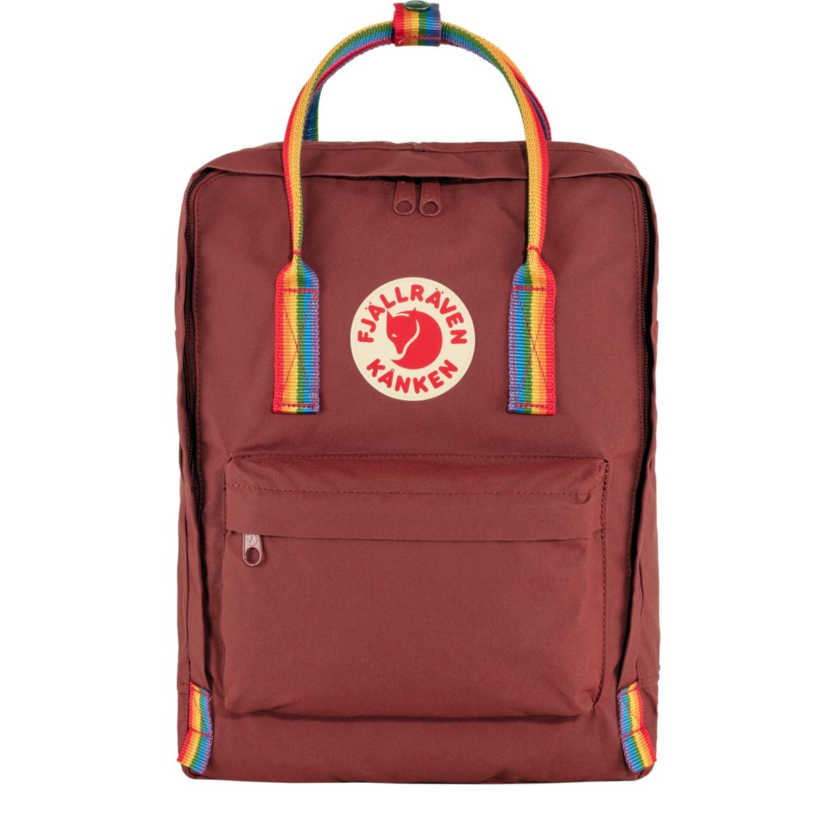 FJALLRAVEN - Mochila Kanken Classic Rainbow Ox Red Unisex Fjallraven