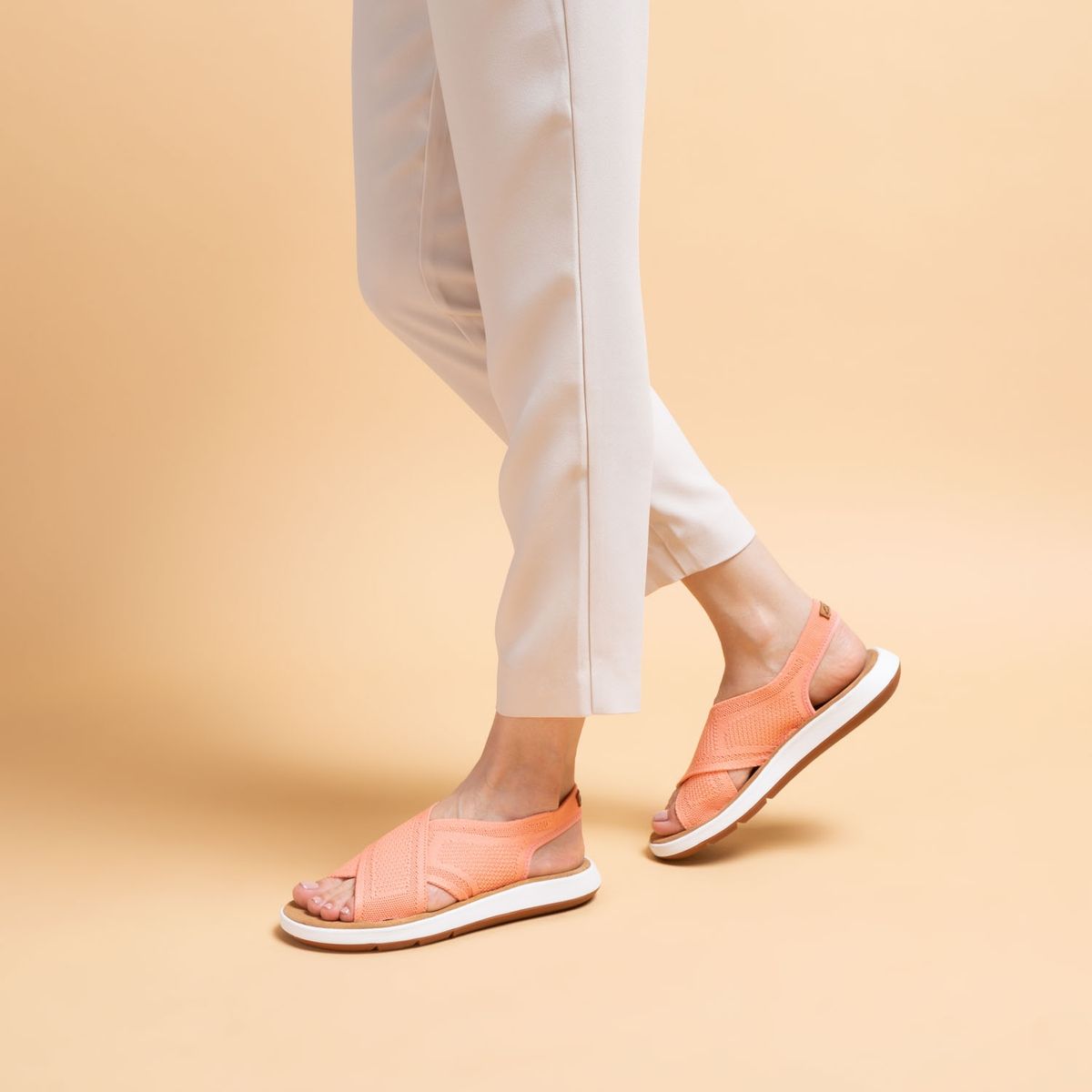 CLARKS - Sandalia Mujer Rosada Clarks