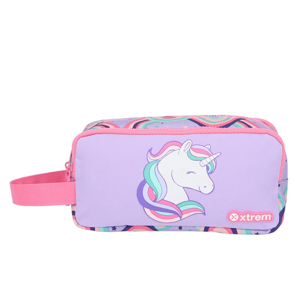 XTREM - Xtrem Estuche University Lila Unicornio Unisex