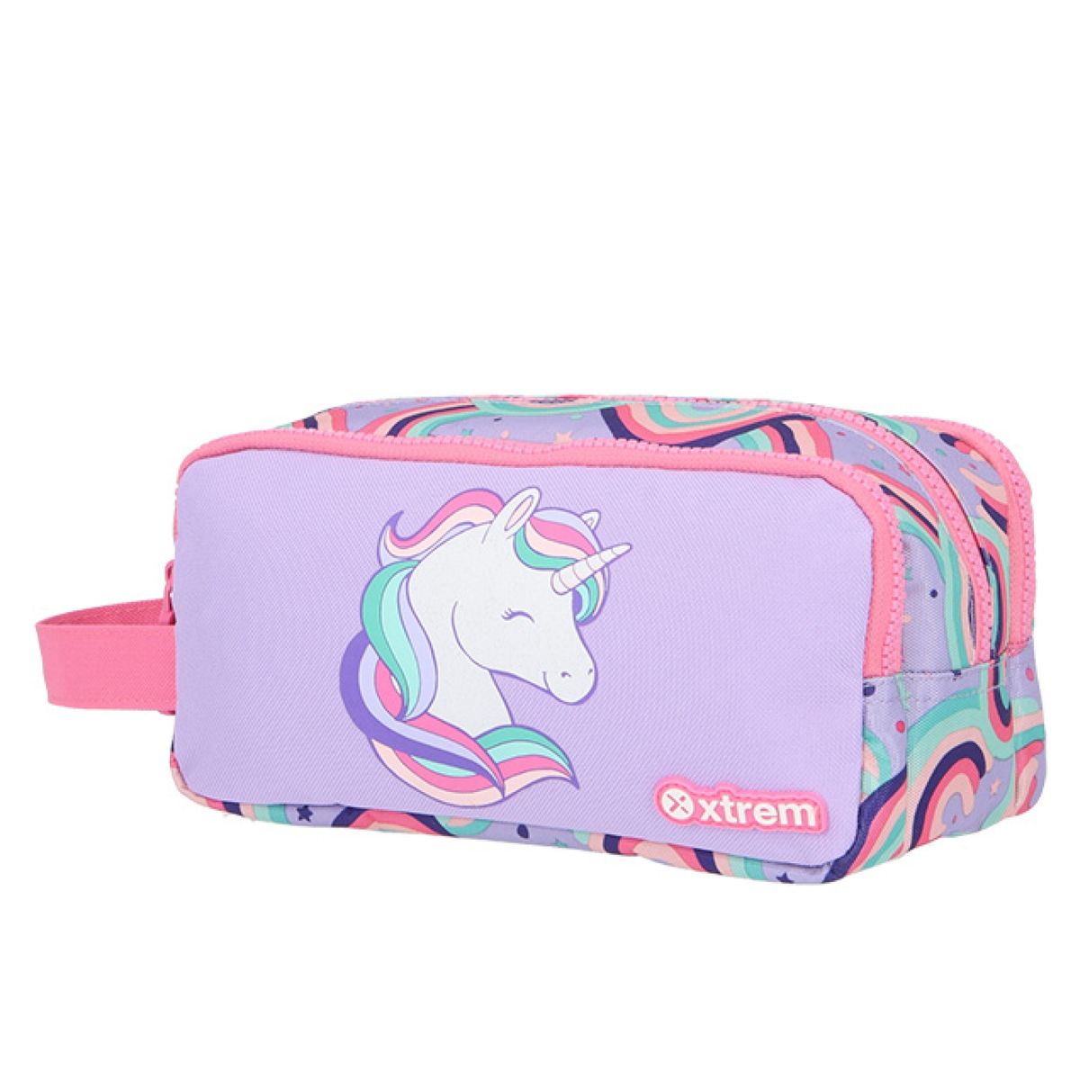 XTREM - Xtrem Estuche University Lila Unicornio Unisex