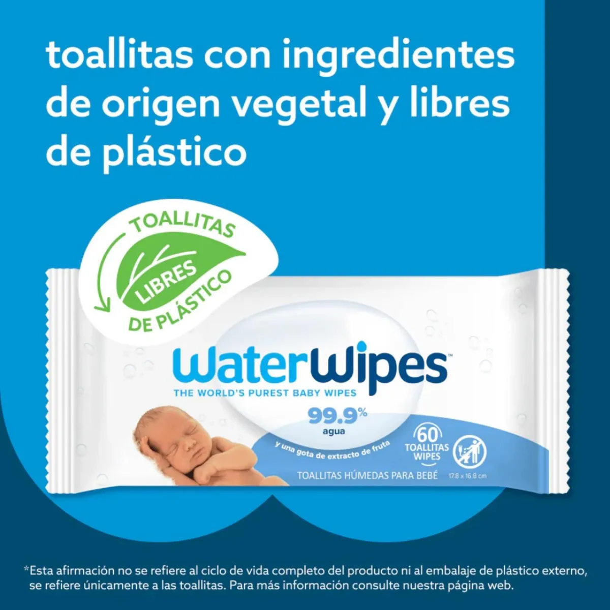 WATER WIPES - Toalla Humeda Bio Water Wipes Mega Value Box 720 Und