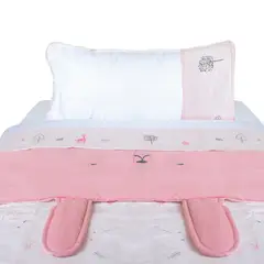 INFANTI - Set Cuna Colecho Rosado
