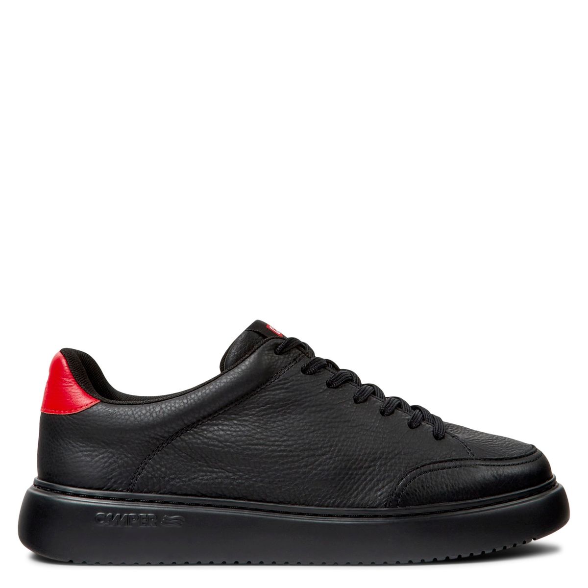 CAMPER - Runner K21 Zapatilla Urbana Hombre Cuero Negro Camper