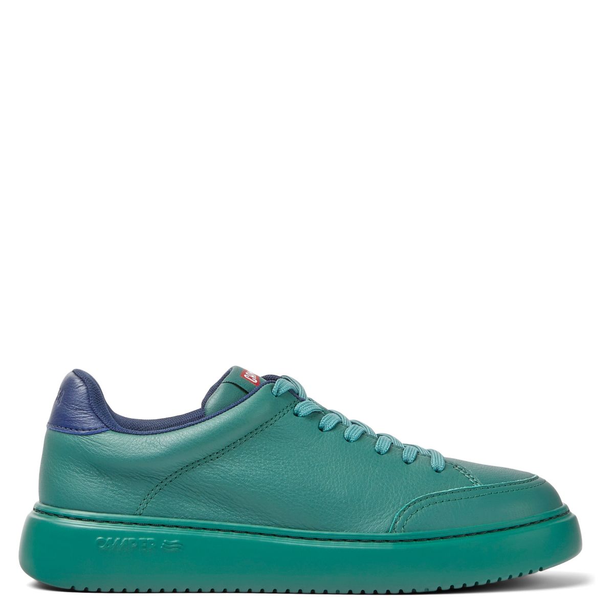CAMPER - Runner K21 Zapatilla Urbana Mujer Cuero Verde Camper