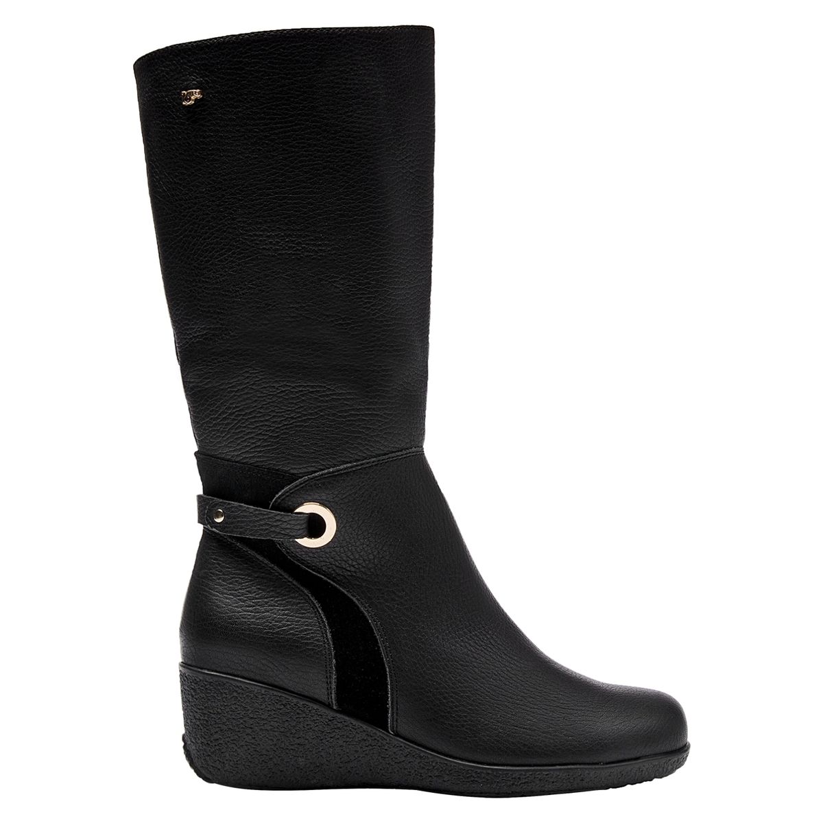 16 HRS - Bota Mujer Cuero Negro 16 Hrs