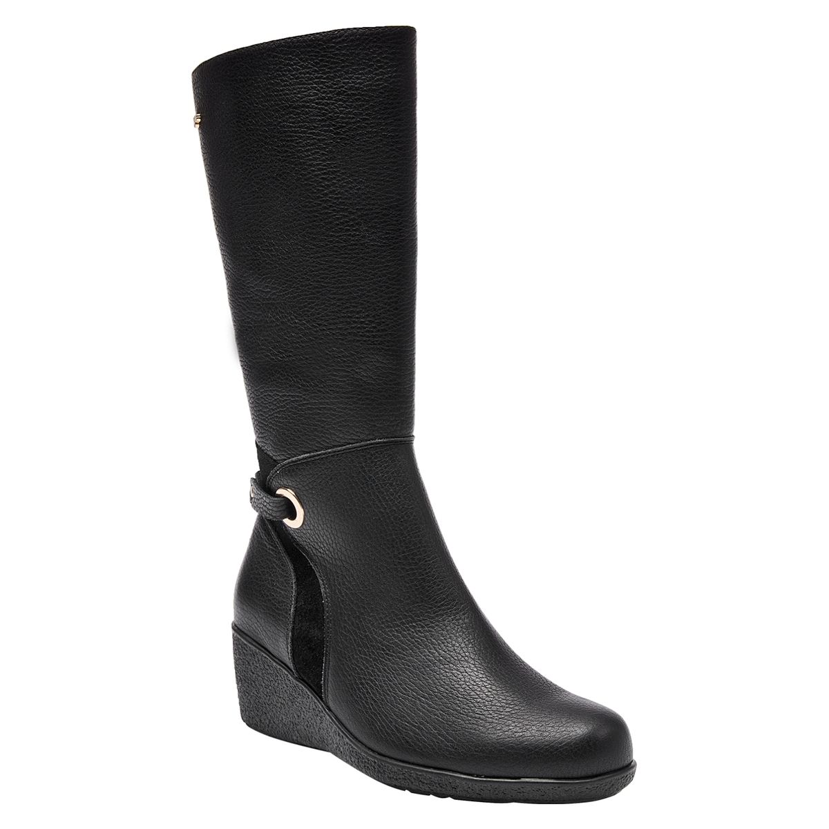 16 HRS - Bota Mujer Cuero Negro 16 Hrs