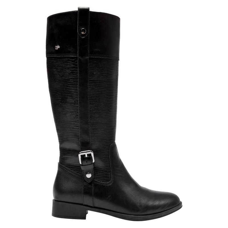 16 HRS - Bota Mujer Cuero Negro 16 Hrs
